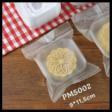 Plastik Kue Mooncake Transparent Polos Doff Pm5002