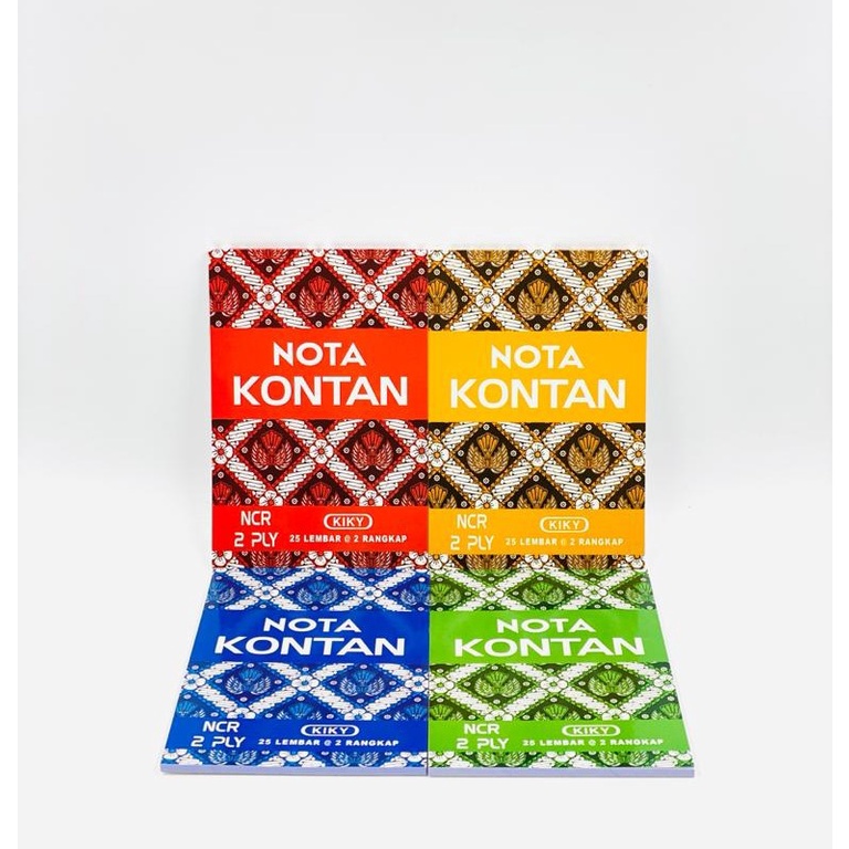 Nota kontan kecil 1PLY / 2PLY / 3PLY x3pcs