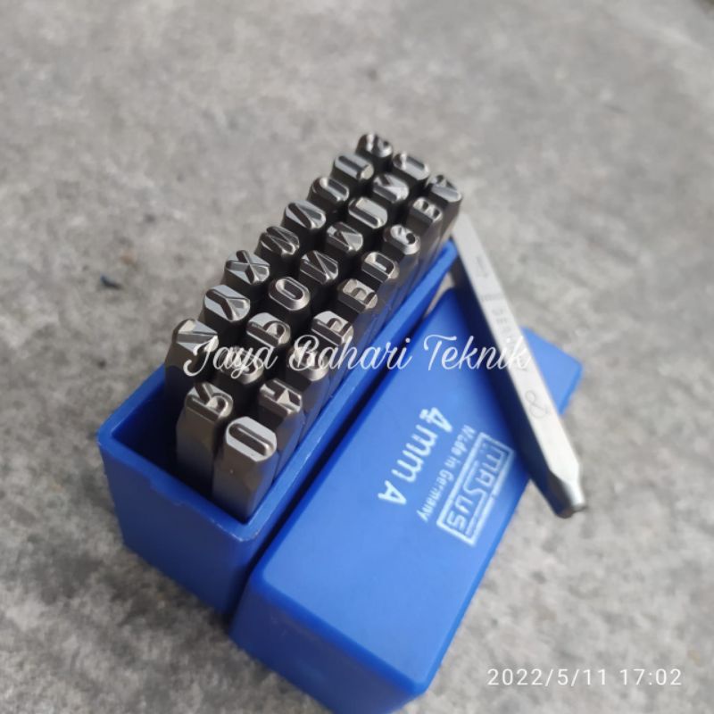 

Masus Germany ketok huruf 4 mm leter A - Z stamp punch