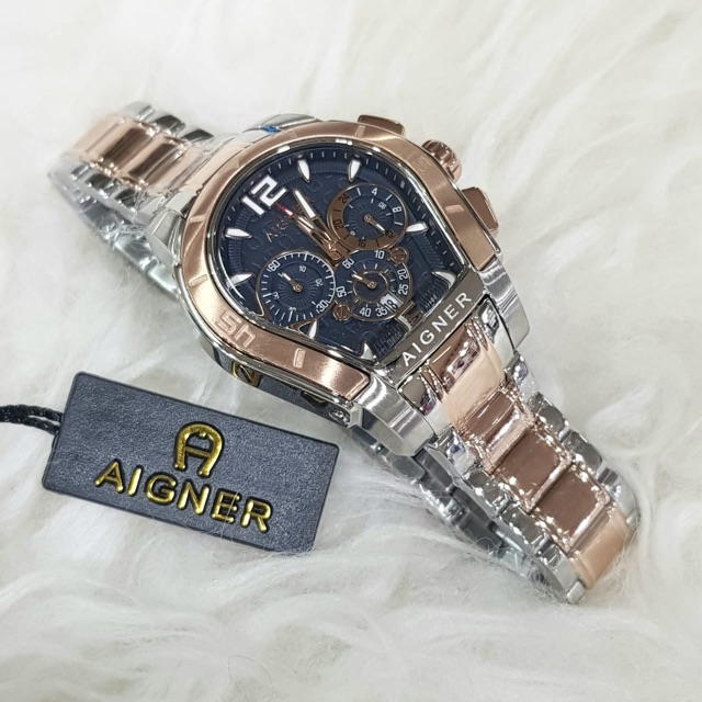 Jam tangan Aigner Palermo series couple super chronograph aktif