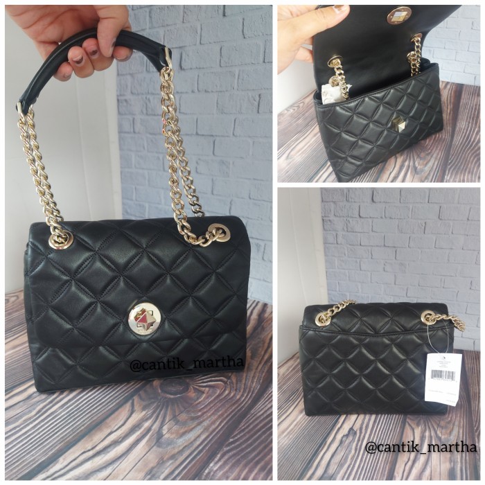 TAS WANITA BRANDED ORIGINAL - KS NATALIA SMALL CROSSBODY BLAC