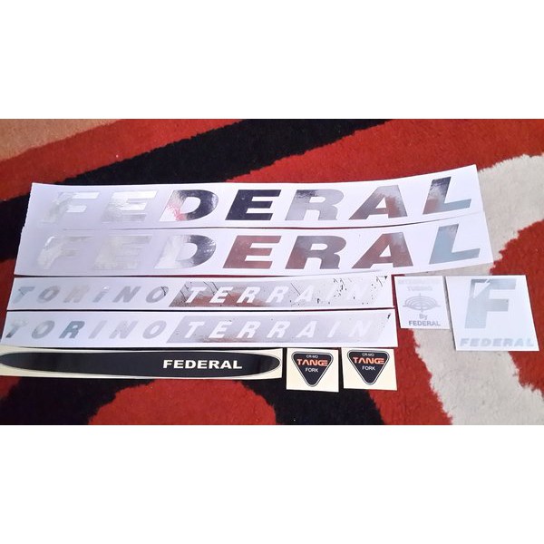 Promo Sticker Sepeda Federal Torino Terrain Silver Baru
