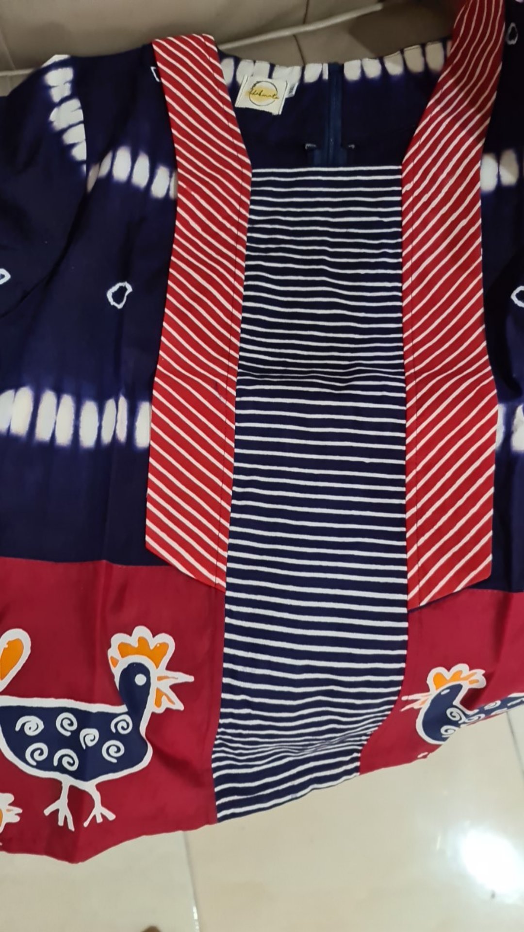 Atasan Batik Ayam Sibori - Khakinata - Neya Top