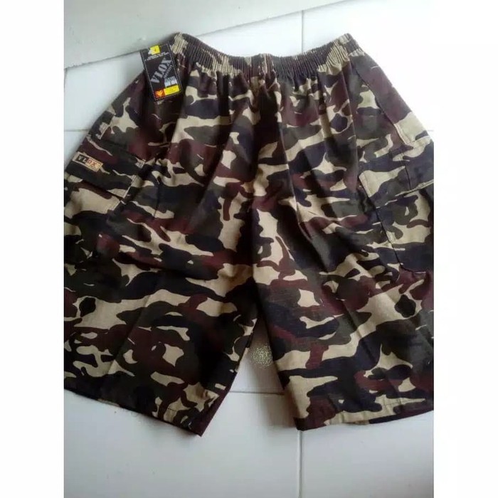 SKD      CELANA PENDEK MOTIF ARMY DORENG