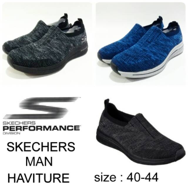 Sepatu skechers man haviture skechers slip on terbaru murah