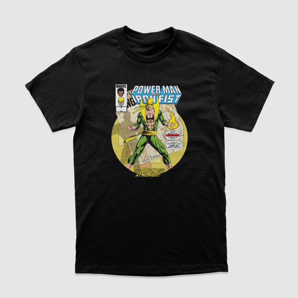 Tshirt Iron Fist Retro | Kaos Marvel Comics