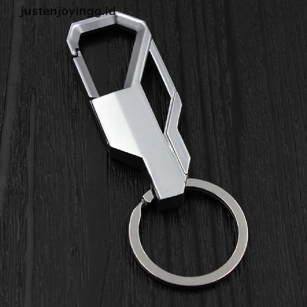 // justenjoyingg.id // NEW Mens Creative Alloy Metal Keyfob Gift Car Keyring Keychain Key Chain Ring ~