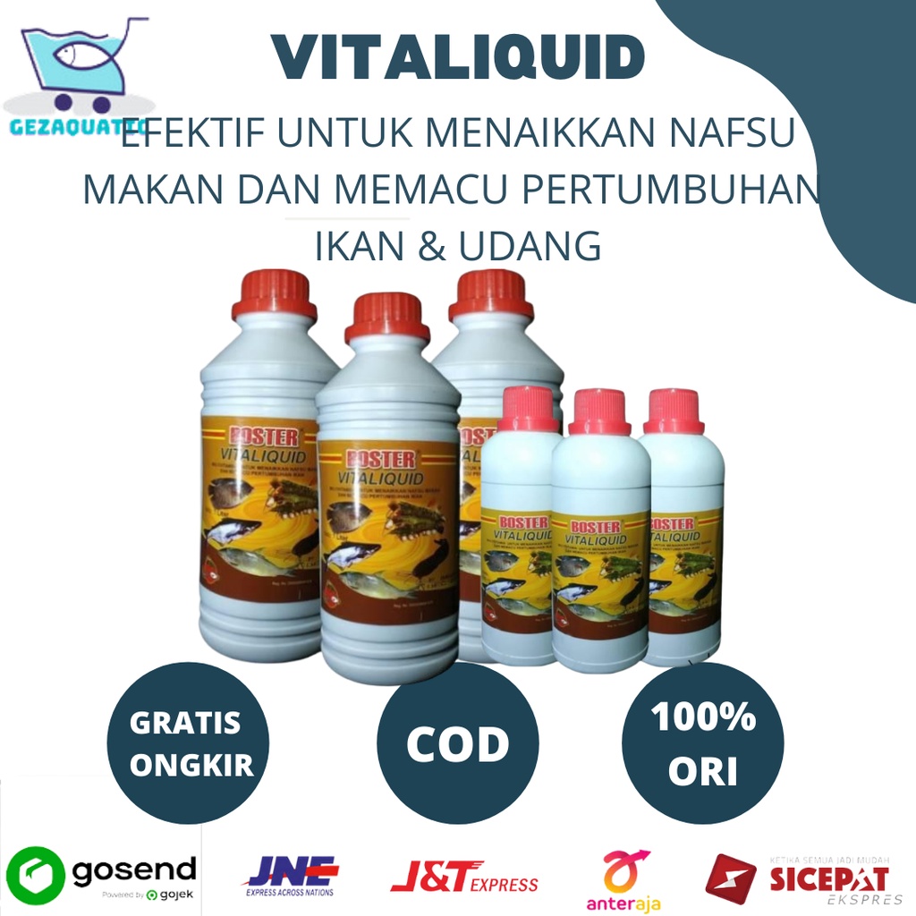 Jual BOSTER VITALIQUID MULTIVITAMIN ANTIBIOTIK ANTI BIOTIK METABOLISME ...