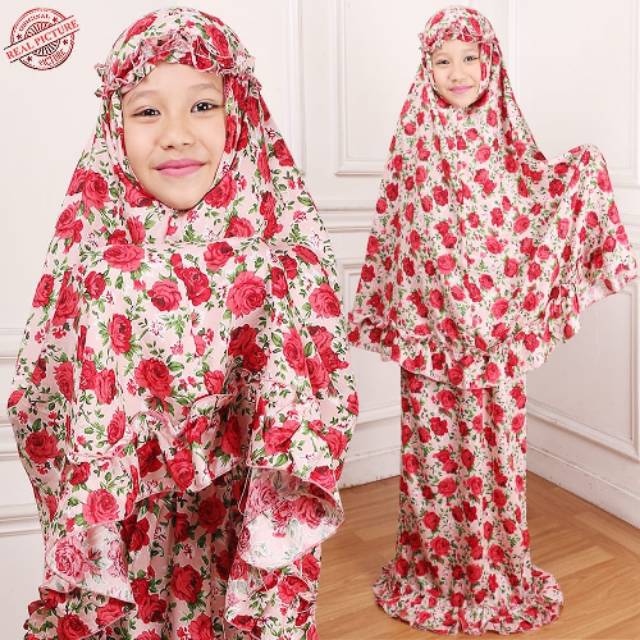 (COD BAYAR DITEMPAT) KAFIS SHOP- MUKENA AYRA -MUKENA ANAK