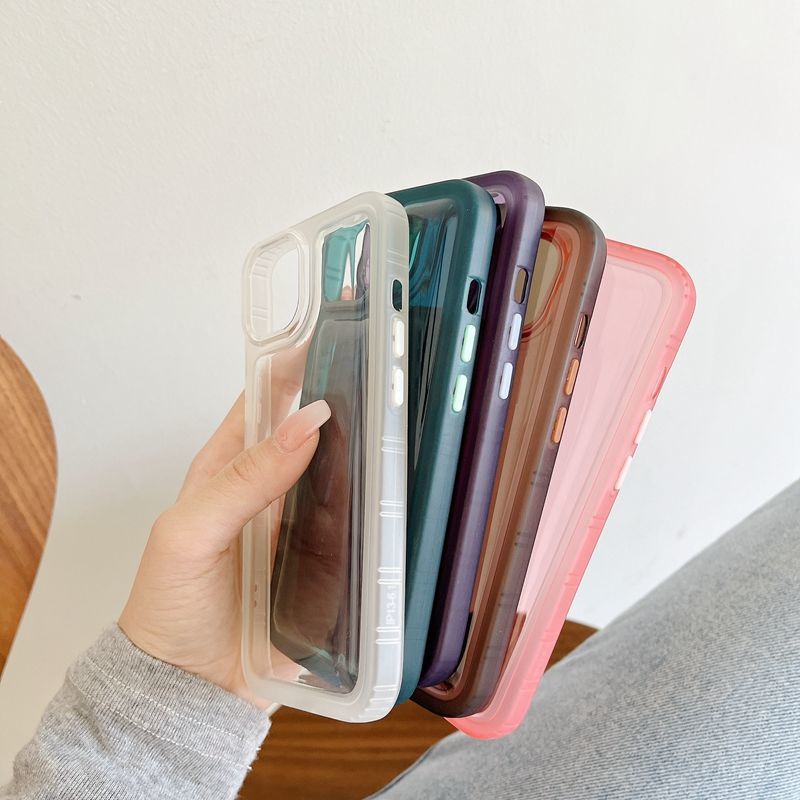 Case Transparan Motif Roti Untuk iPhone 12 13 11 Pro Max X Xs Max Xr YHO1