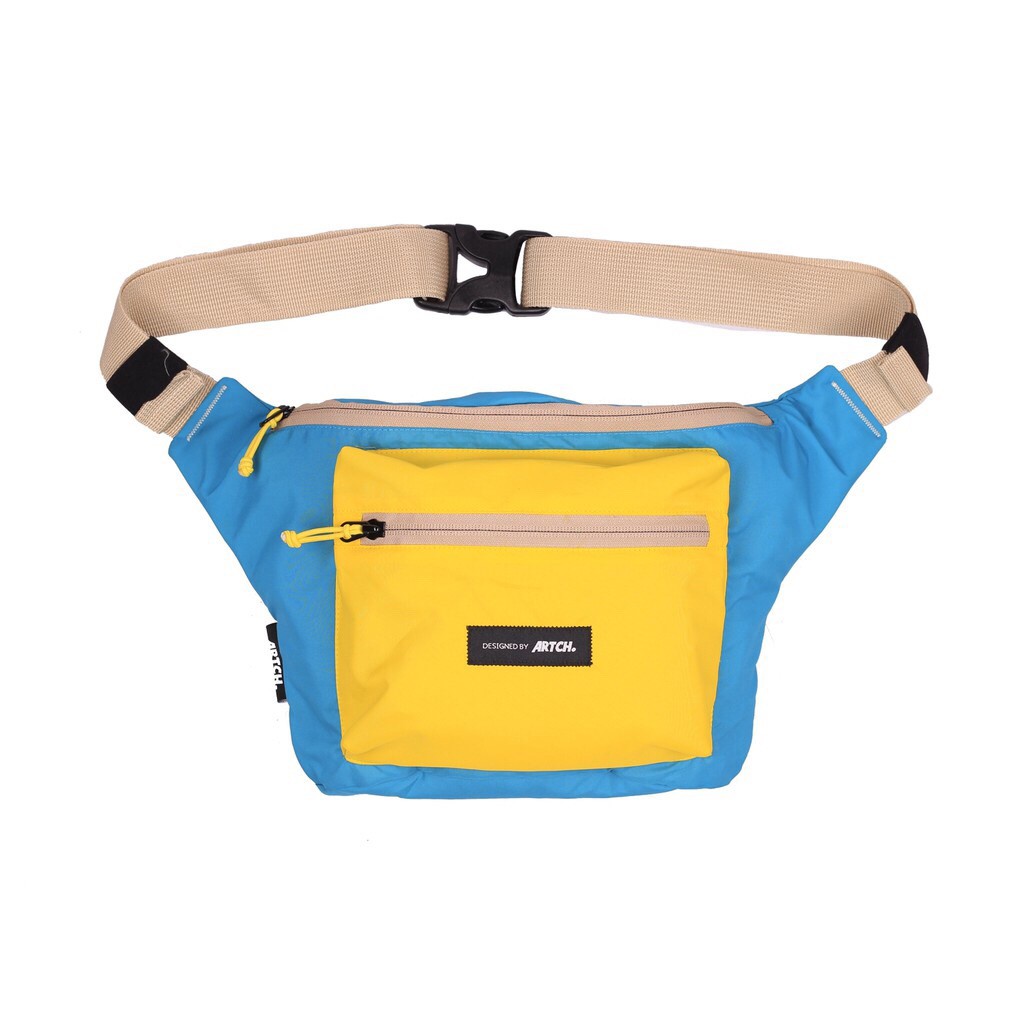 Waist Bag Tas Selempang Cowok Anti Air Slempang Vape Gadget Smartphone Action Camera Mirrorless Ori