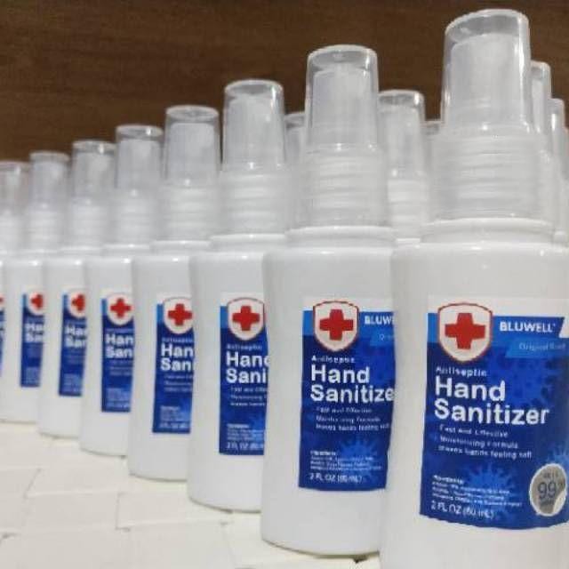 HAND SANITIZER SPRAY / PUMP 60 ML ALKOHOL 70% / ANTISEPTIK / ANTI BAKTERI AMAN SUDAH KEMENKES