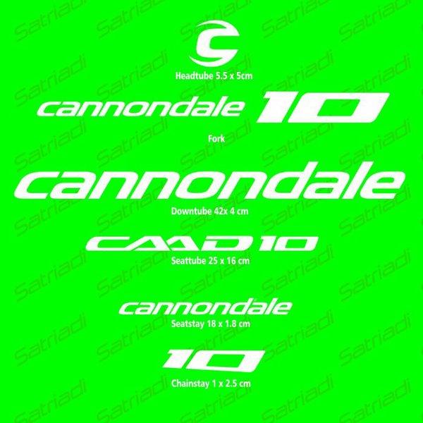 Stiker Frame Sticker Decal Sepeda Cannondale Caad 10 Custom Roadbike Pasti Ready