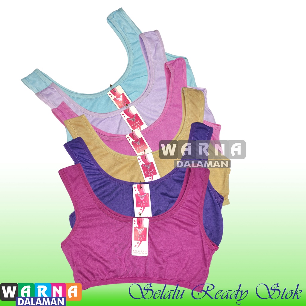 Miniset Anak Perempuan Bra Remaja Polos SD SMP Pakaian Dalam Trend Motif Polos Per Pcs WARNA DALAMAN