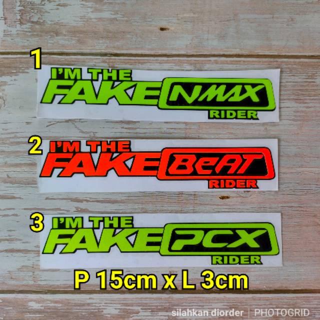 

Stiker fake
