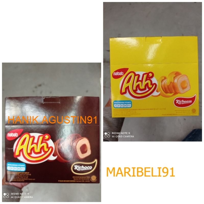 

NABATI AHH KEJU isi 20 / NABATI AHH COKLAT / RICHOCO / NABATI AHH ROLL KEJU ROLLS COKLAT MB91