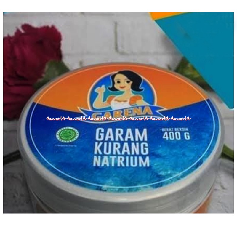 Garena Garam Kurang Natrium 400gr Garam Kesehatan Tensi Tekanan Darah Tinggi Healthy Salt Salty