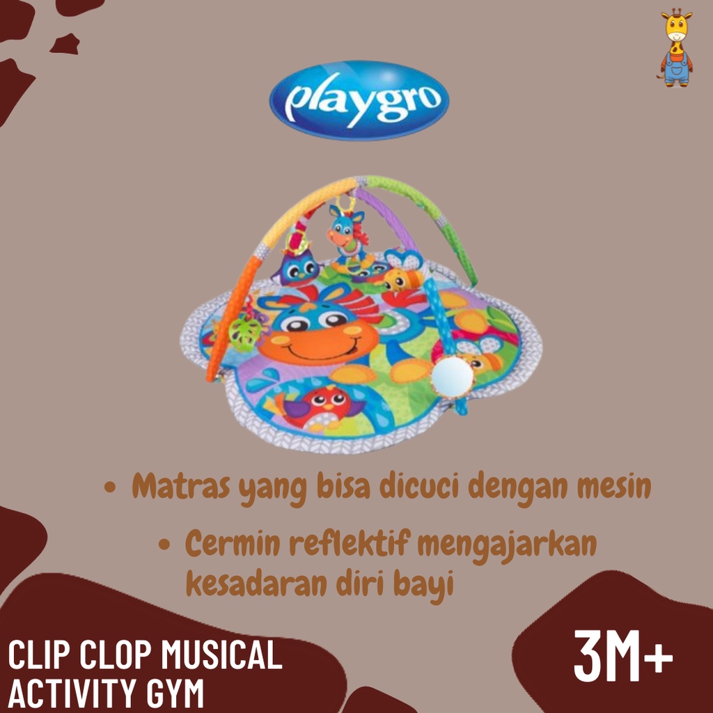 Playgro Clip Clop Musical Activity Gym