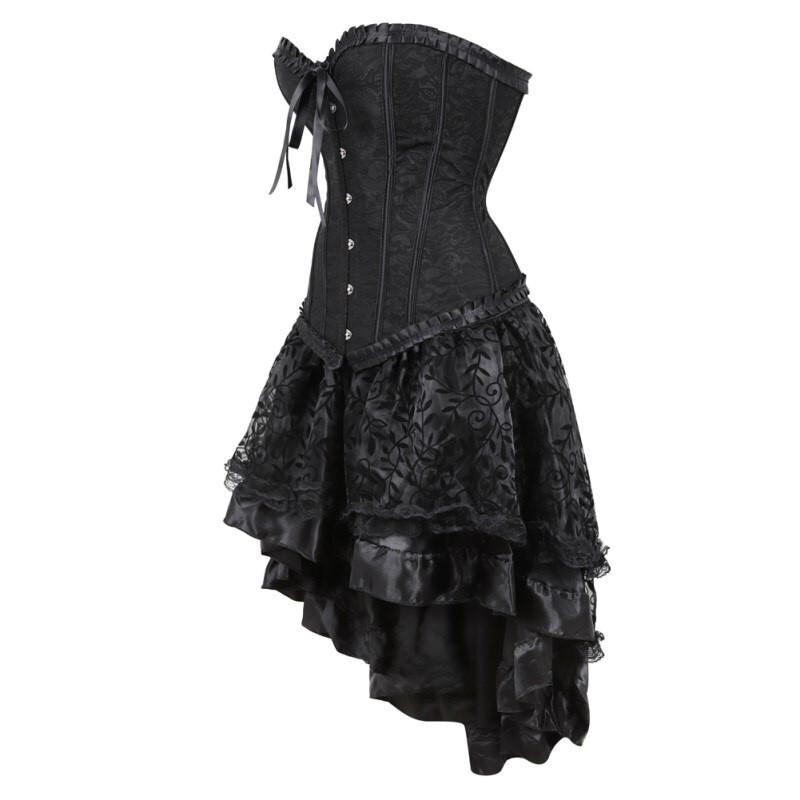 black corset skirt