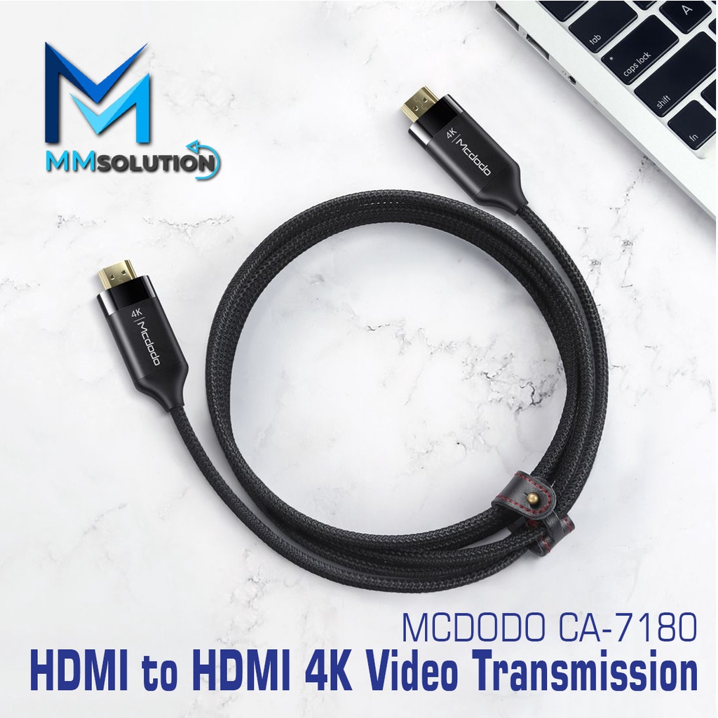 MCDODO CA-7180 Cable HDMI to HDMI 4K Hd Audio / Video Transmission