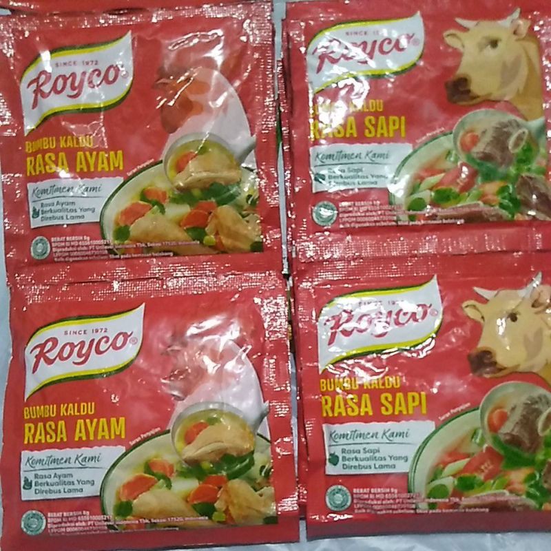 

Kaldu peyedap rasa Royco saset 8g