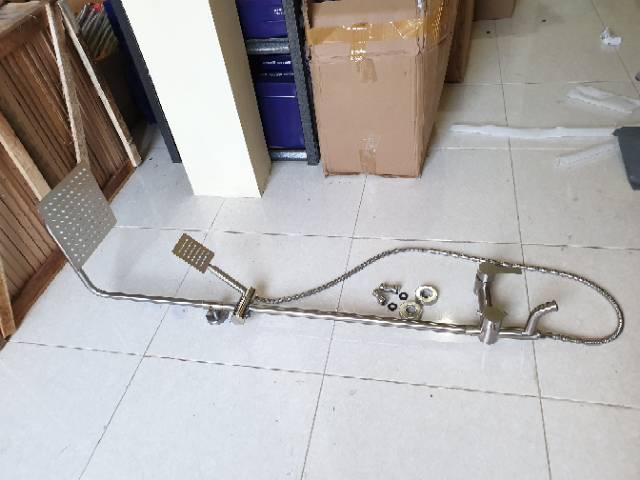 Shower tiang set coulomn stainless SUS304 panas dingin