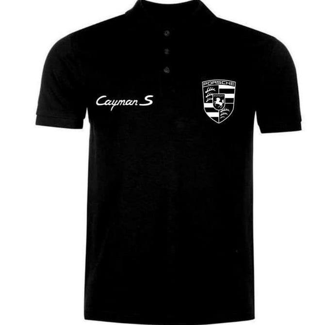 (DONE) KAOS POLO SHIRT BAJU KERAH DISTRO CAYMAN S PORSCHE POLOS CUSTOM MOBIL HOT SALE