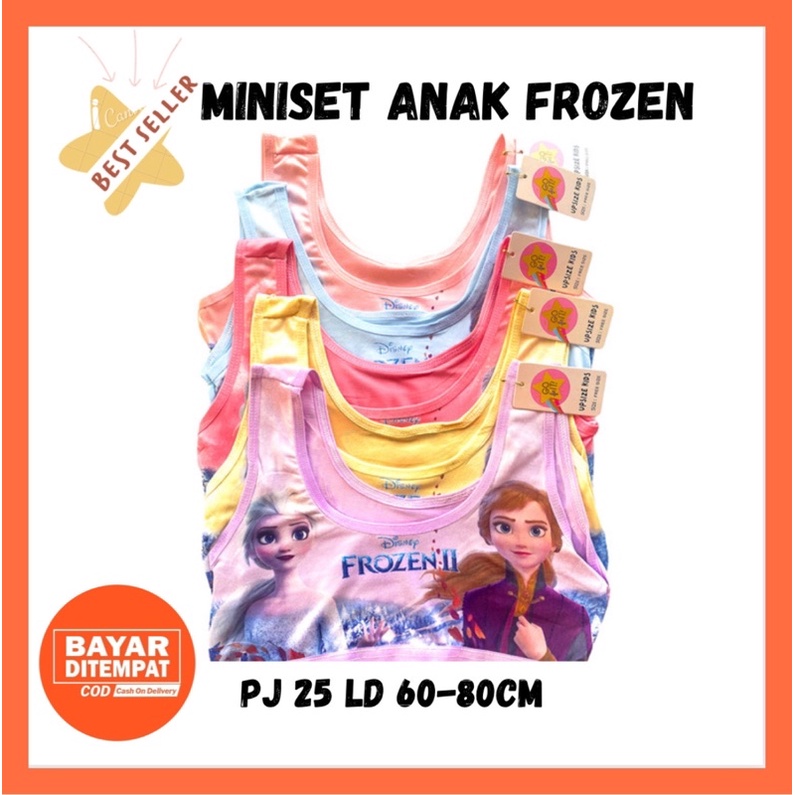 Miniset Anak Perempuan Remaja SD SMP Frozen Beha BH Bra Remaja Mini Set Anak Perempuan SD SMP Fozen