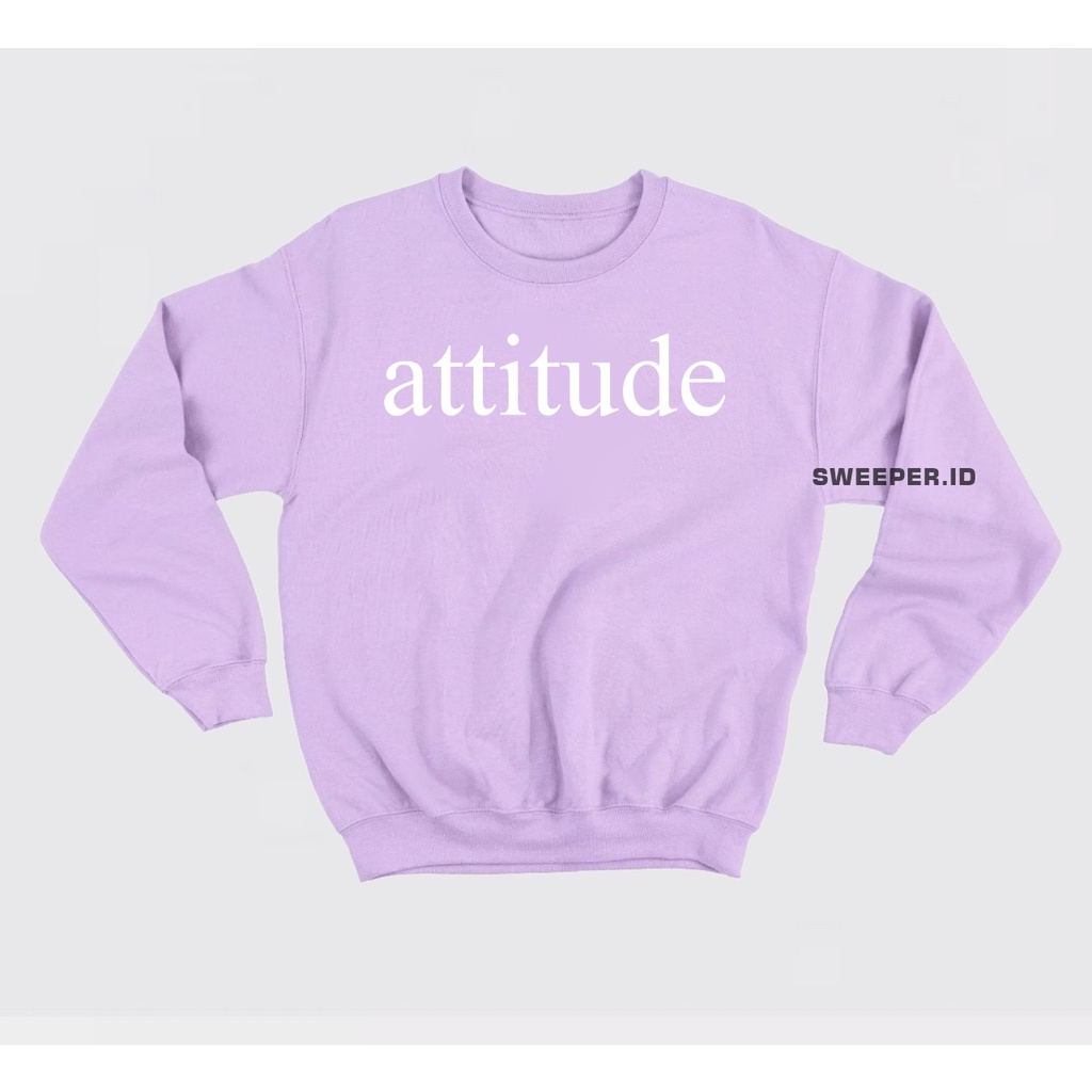 BASIC SWEATER OBLONG ATTITUDE BAHAN FLEECE