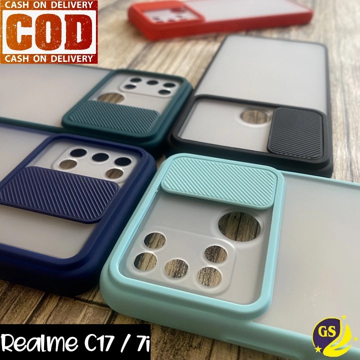 Realme C35 8i 8 Pro 8 5G C21Y C25 C21 C20 C17 C15 C12 C11 C3 C2 A3S A1K Slide Case Protection Camera Candy