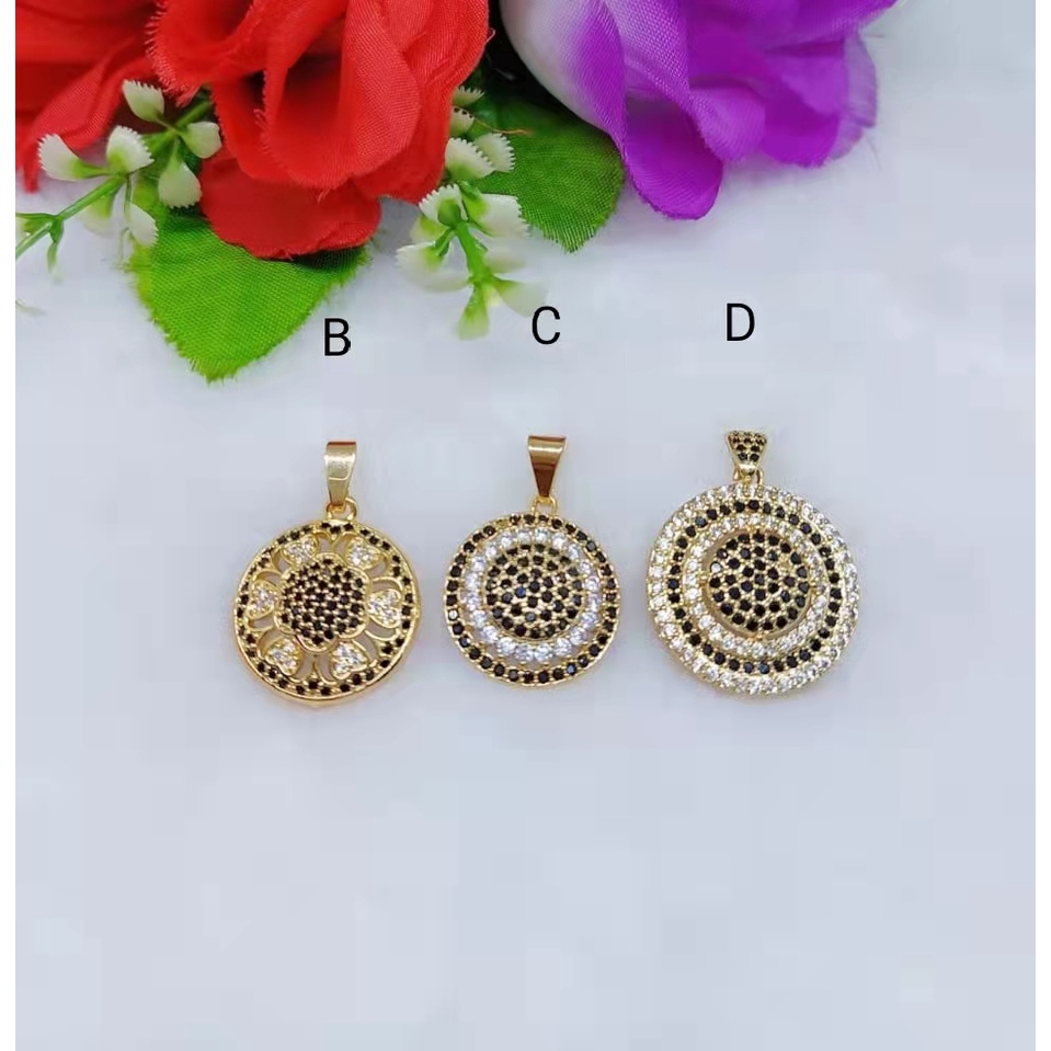 Kalung Xuping Mata Hitam Lapis Emas Perhiasan Fashion K82-85