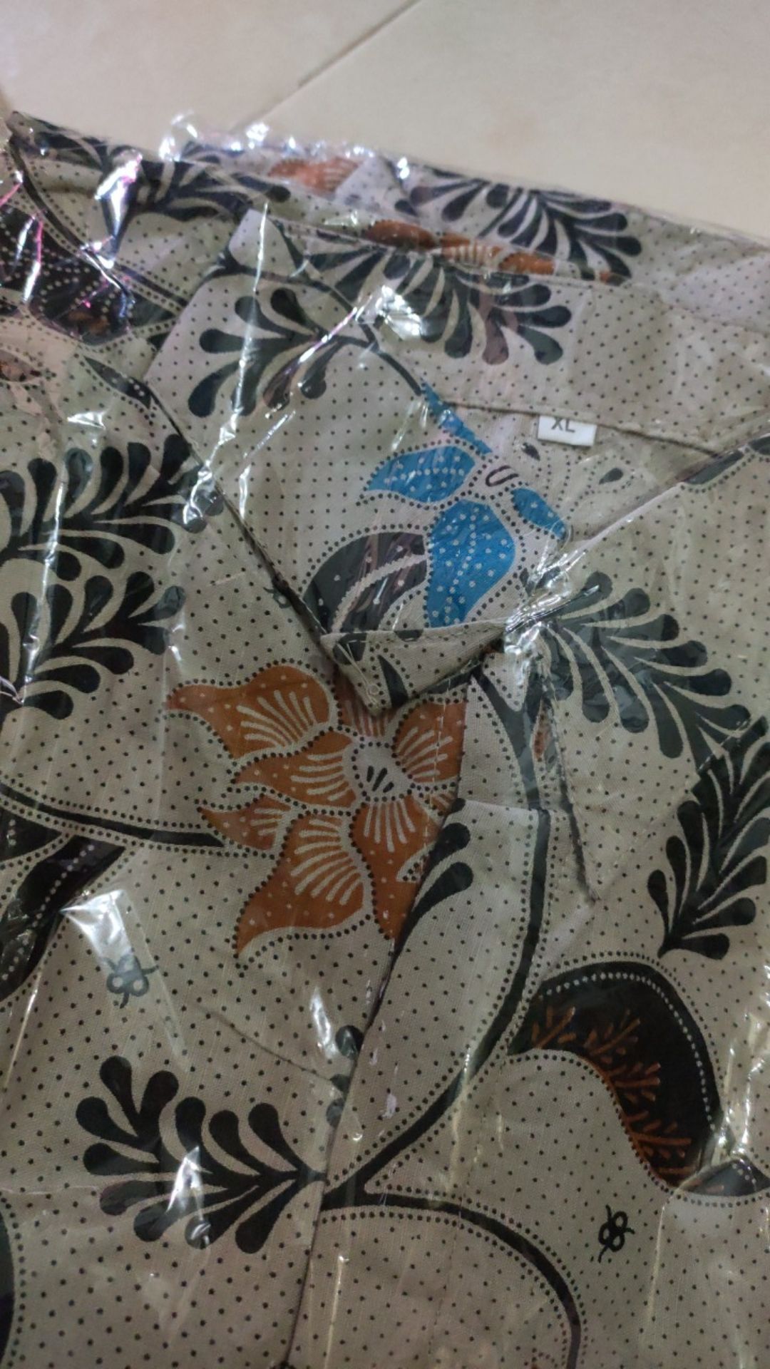 New Bisa Cod Batik Hrb026 Kenongo Hem Pendek Padi Pekalongan M L Xl Batik Pria Murah Modern Grosir