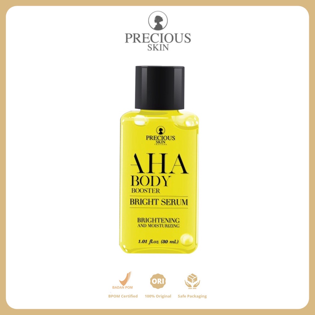 [ORI]  Precious Skin AHA Body Booster Bright Serum Pemutih Kulit Badan Instan - BPOM 30ML