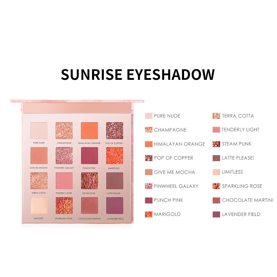 FOCALLURE SUNRISE IMPRESSIONISM EYESHADOW PALLETE