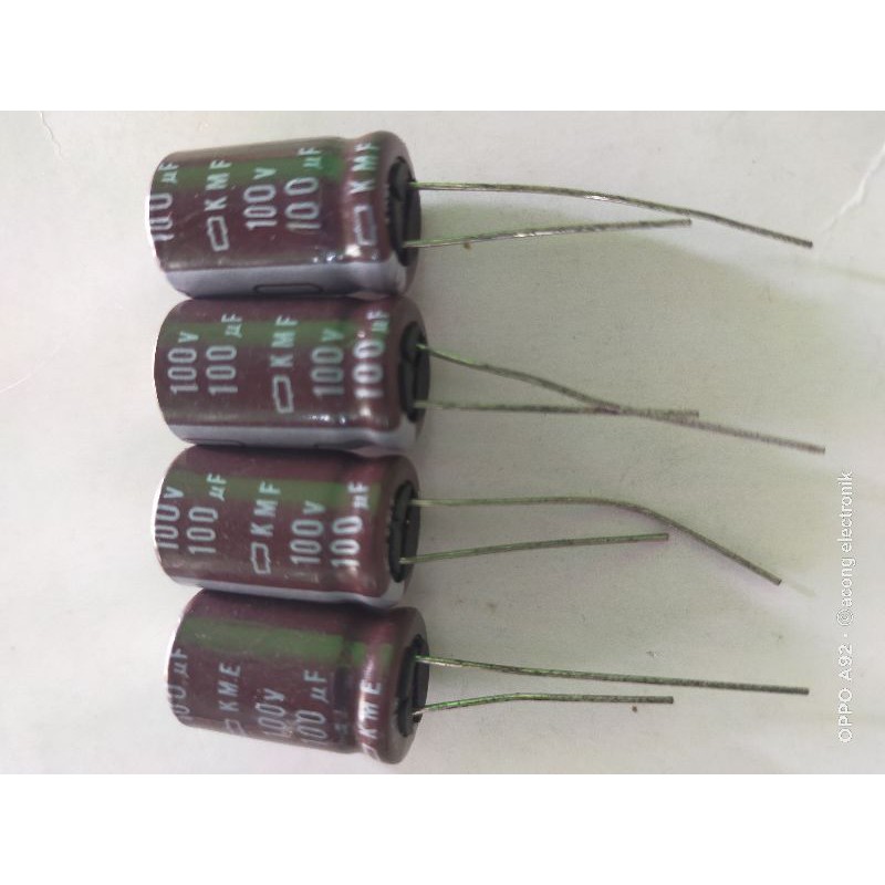 capacitor elco 100uf 100vol