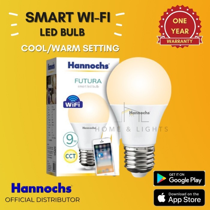 Smart LED WIFI Hannochs Futura CCT 14W / Smart LED Bulb