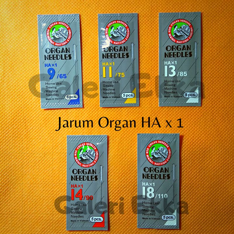 Jarum HA x 1 Organ / Jarum Organ / Jarum Mesin Jahit