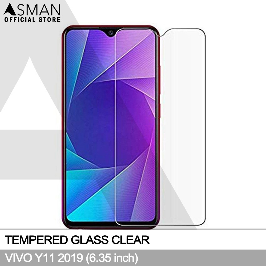 Tempered Glass VIVO Y11 (6.35&quot;) | Anti Gores Pelindung Layar Kaca - Bening