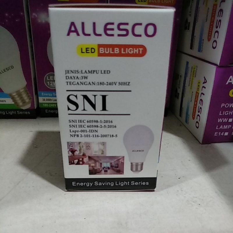 LAMPU LED BULB ALLESCO 3W