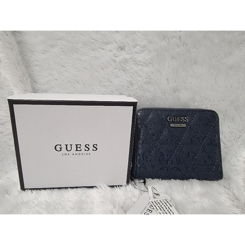 ORIGINAL DOMPET GUESS Noelle Zip Around Small
