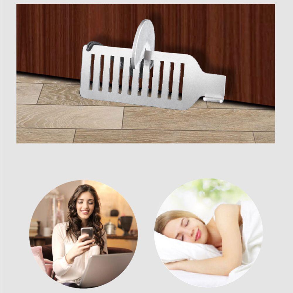 Suyo Kunci Pintu Bebas Pukulan Apartemen Travel Motel Hotel Portable Stopper