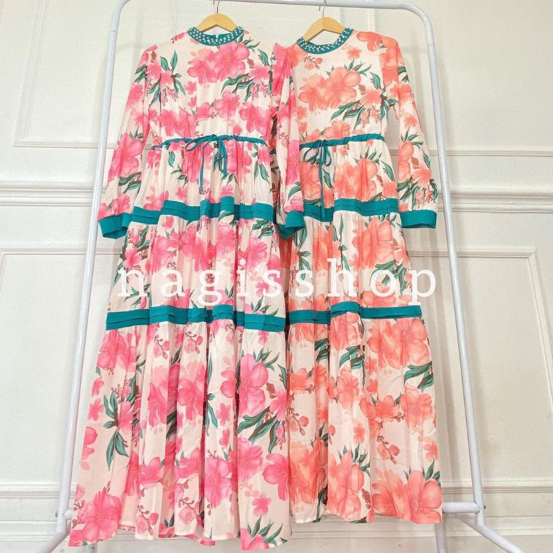 GROSIR.PKL QUEENSHOP DRES BANGKOK KOREAN STYLE GAMIS BROKAT VINTAGE