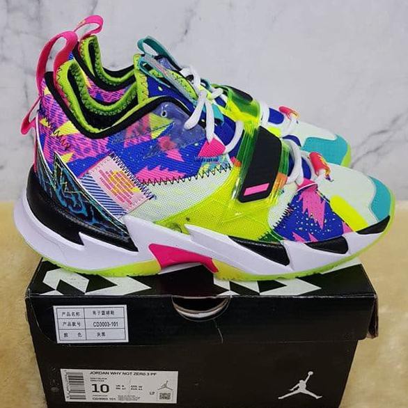 ✨ GROSIR SEPATU BASKET✨ NIKE JORDAN WHY NOT ZERO 3 MULTICOLOR PREMIUM ,SEPATU PRIA SEPATU MURAH