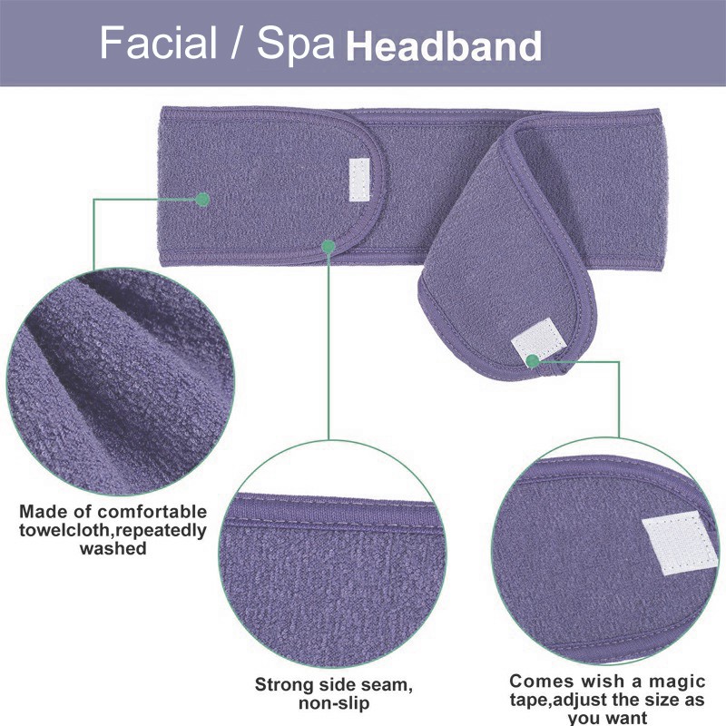 Facial Headband / Spa Headband/ Bando Bandana Facial Mandi Murah - LPM Shop