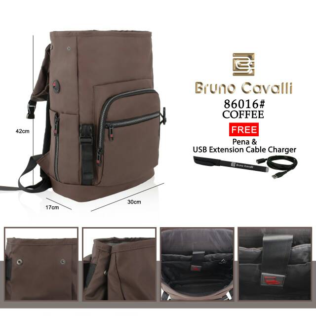 READY STOCKK  Tas Ransel Bruno Cavalli 86016