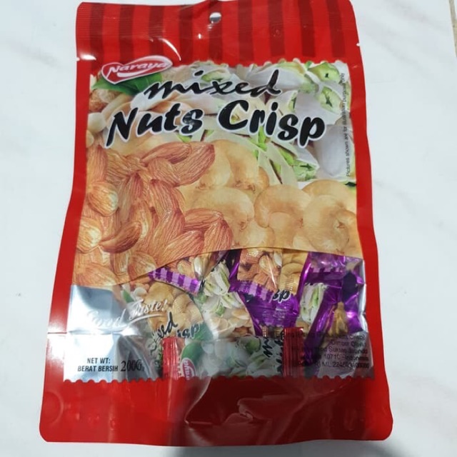 

Naraya Mixed Nuts crisp 200gr good taste snack kacang