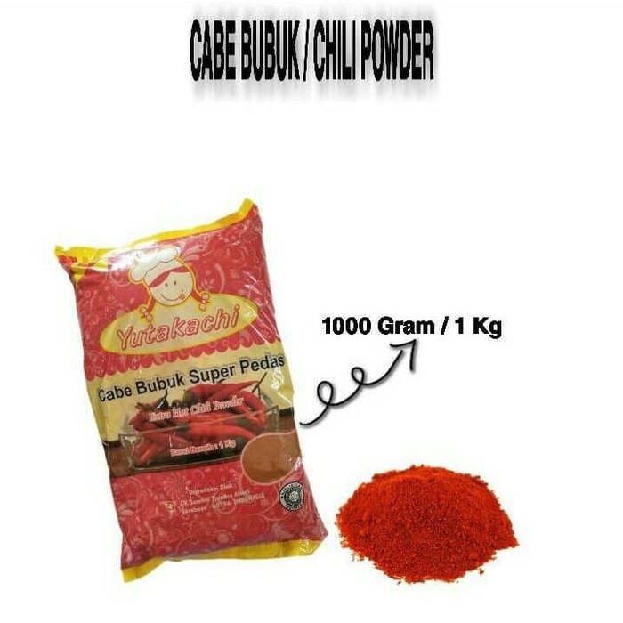 Terbatas - Cabe Bubuk Super Pedas / Chili Powder 1 Kg