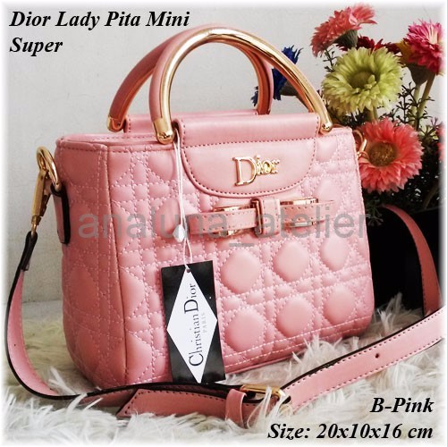 JUAL TAS IMPORT TAS SLEMPANG TAS SEKOLAH Dior Lady Pita Mini