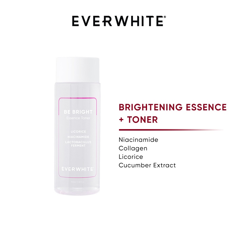 [COD] Toner Everwhite Brightning Treatment Wajah Exfoliating Hydrating Soothing dengan Kandungan Kefir - BPOM