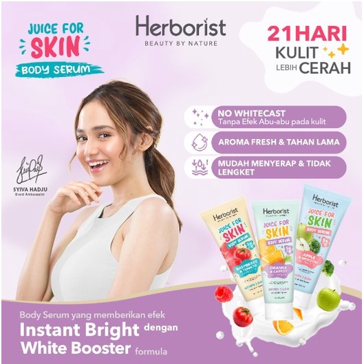 Herborist Juice For Skin Body Serum - 180gr Serum Badan pencerah kulit